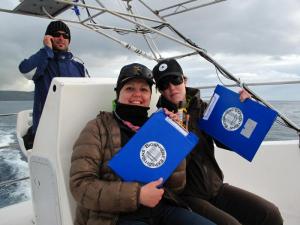 Irina and Sarah mastering the record keeping
