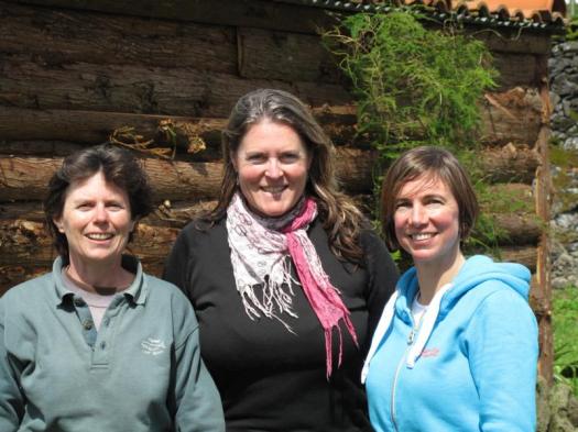 Girl power (left to right: Lisa Steiner, Alisa Clickenger, Catherine Edsell)