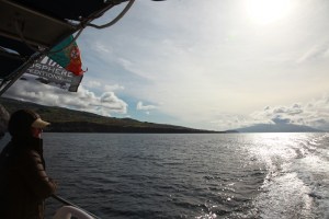 Sailing south of Faial island
