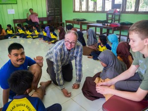 School visit in Tanjung Belit
