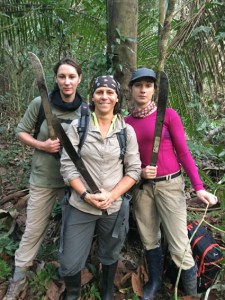 Alison, Sabine, Kat (from left)