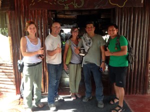 Malika, Alan, Catherine, JJ, Aldo (from left)