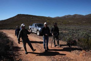 Alan warming up for a survey