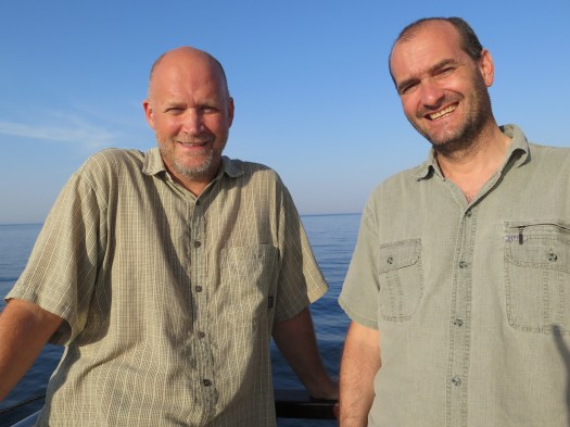 Drs. Jean-Luc Solandt (right) and Matthias Hammer